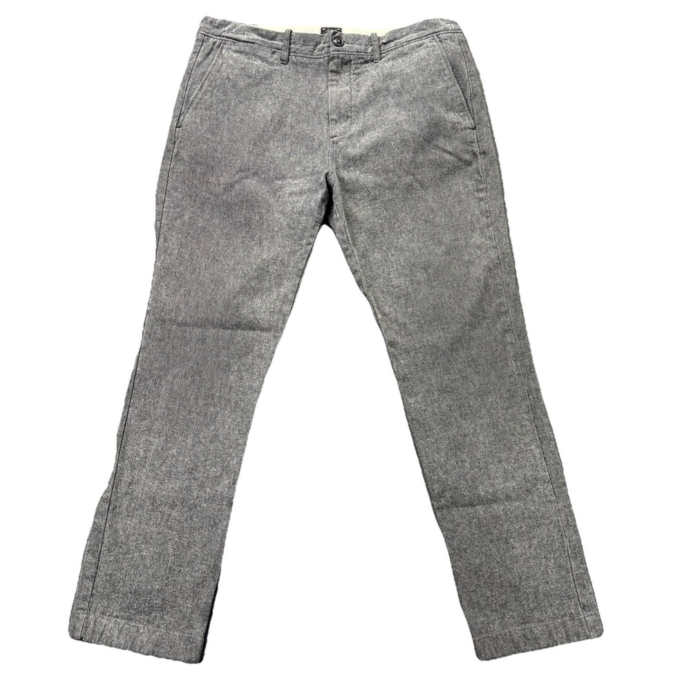 J. Crew Stretch 770 Slim Fit Straight Leg Dress Pants Mens‎ 33X29 Gray Preppy